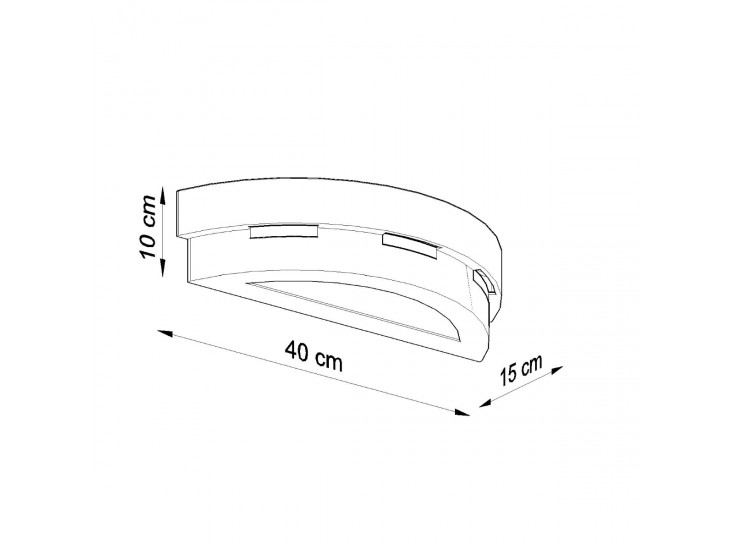 Helios kerámia fali lámpa