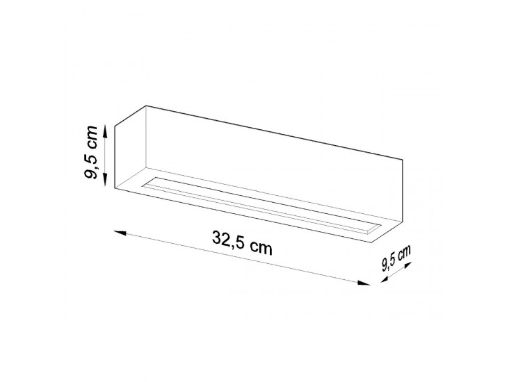 Vega kerámia fali lámpa