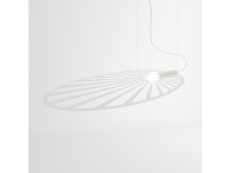 Lehdet fehér függőlámpa
