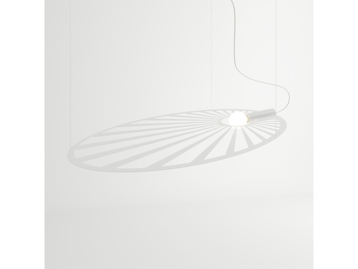 Lehdet fehér függőlámpa