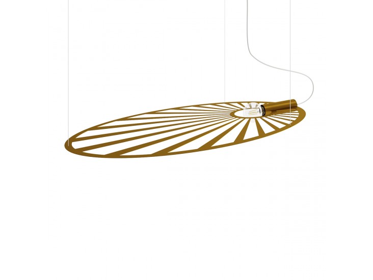 Lehdet arany függőlámpa
