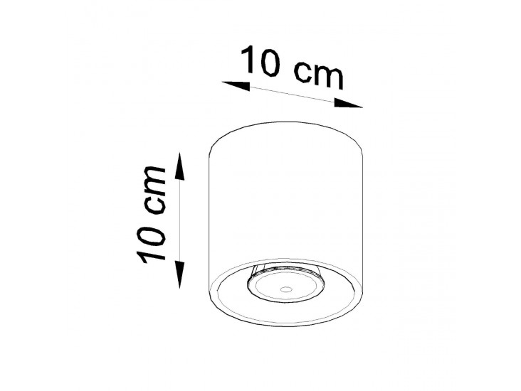 Orbis 1 fehér mennyezeti lámpa