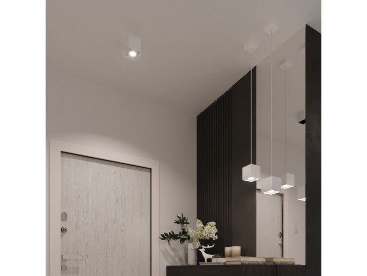 Quad 1 fehér mennyezeti lámpa