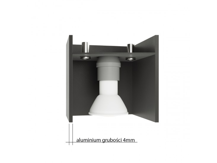 Quad 1 fehér mennyezeti lámpa