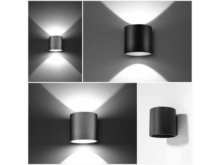 Orbis 1 fekete fali lámpa