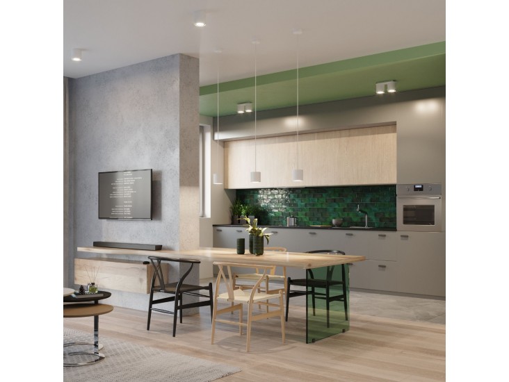 Orbis 1 fehér fali lámpa