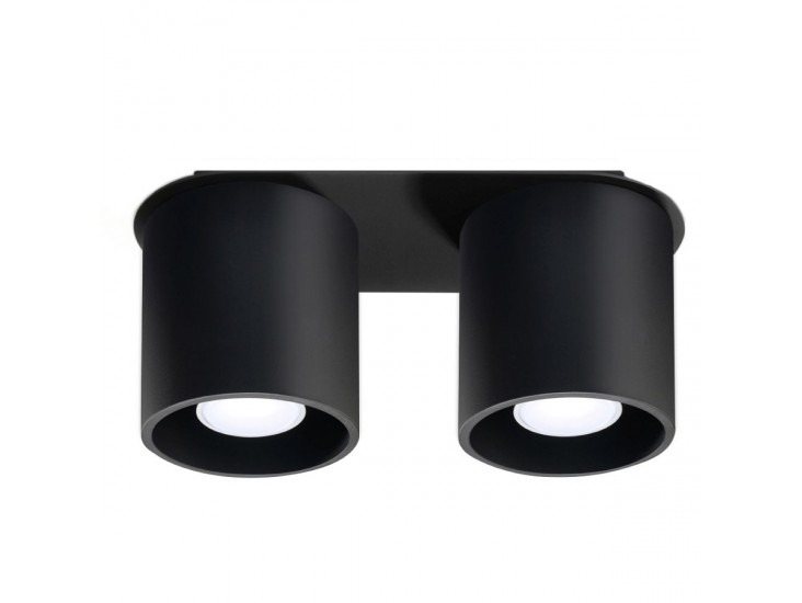 Orbis 2 fekete mennyezeti lámpa