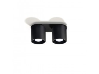 Orbis 2 fekete mennyezeti lámpa