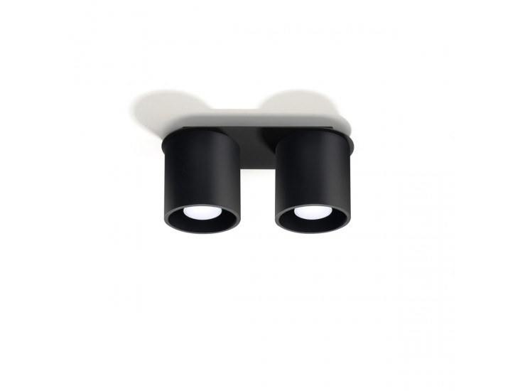 Orbis 2 fekete mennyezeti lámpa