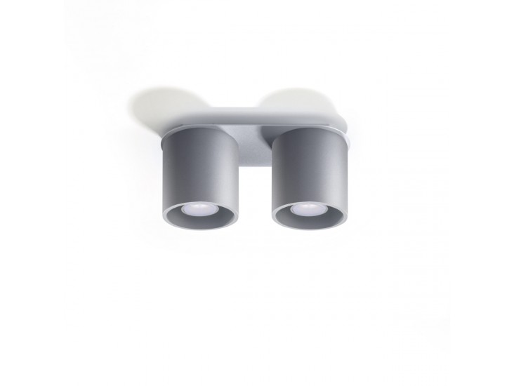 Orbis 2 szürke mennyezeti lámpa