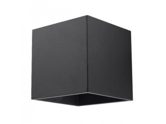 Quad 1 fekete fali lámpa