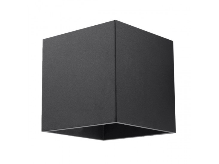 Quad 1 fekete fali lámpa