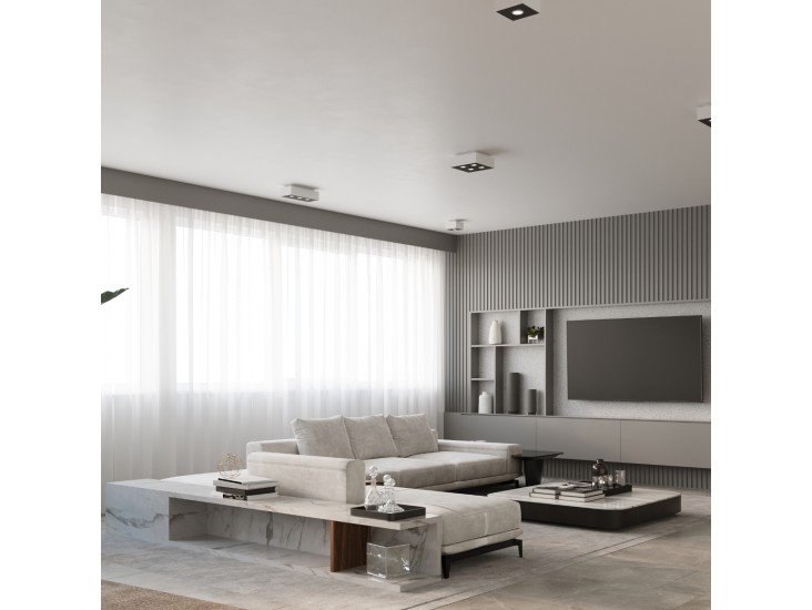 Mono 2 fehér mennyezeti lámpa