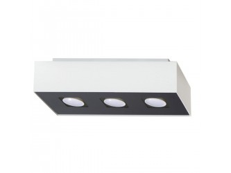 Mono 3 fehér mennyezeti lámpa