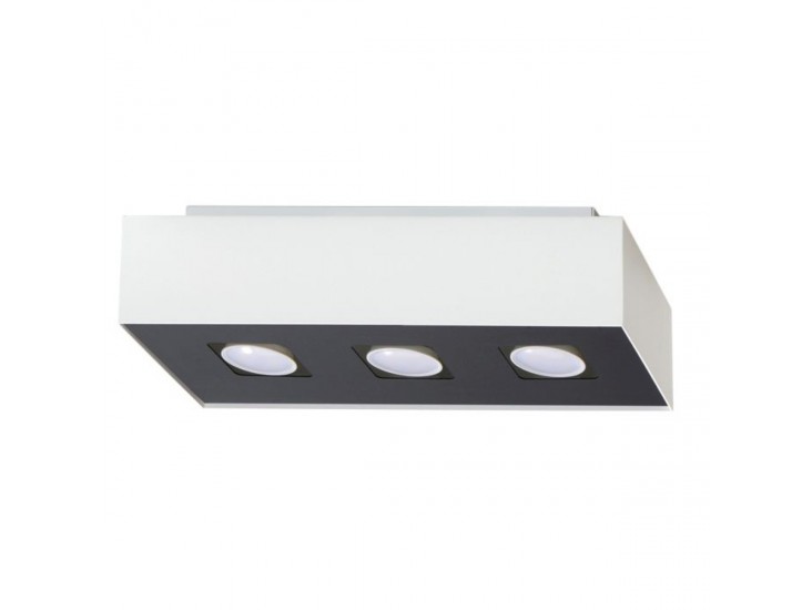 Mono 3 fehér mennyezeti lámpa