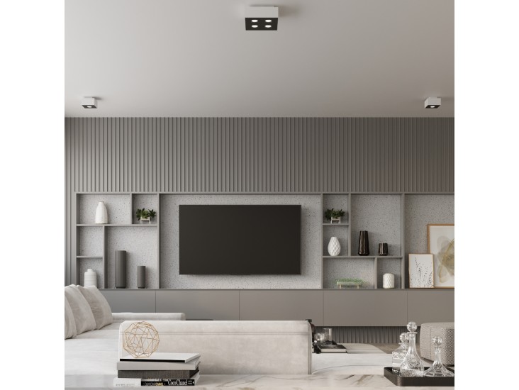 Mono 4 fehér mennyezeti lámpa