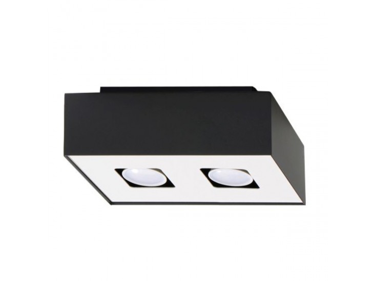 Mono 2 fekete mennyezeti lámpa