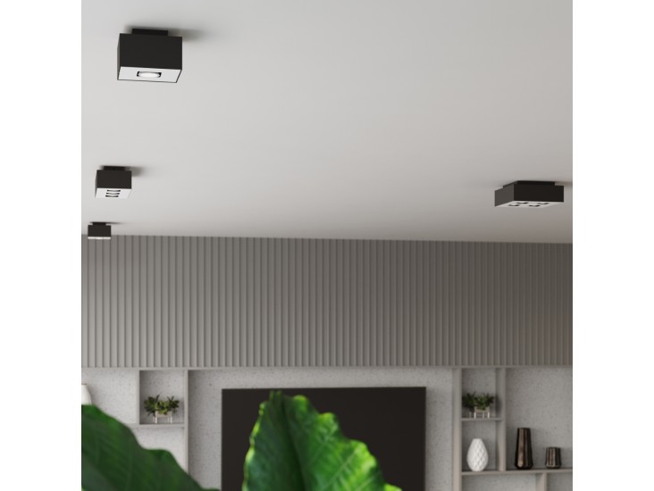 Mono 2 fekete mennyezeti lámpa