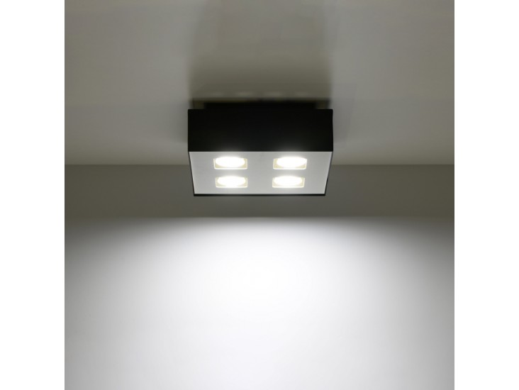 Mono 4 fekete mennyezeti lámpa