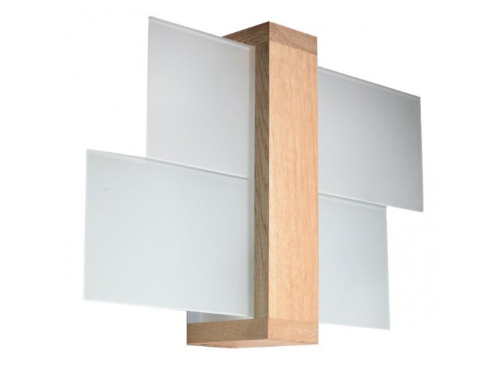 Feniks 1 natúr tölgy fali lámpa