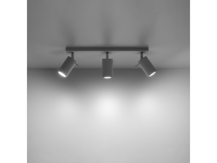 Ring 3 fehér mennyezeti lámpa