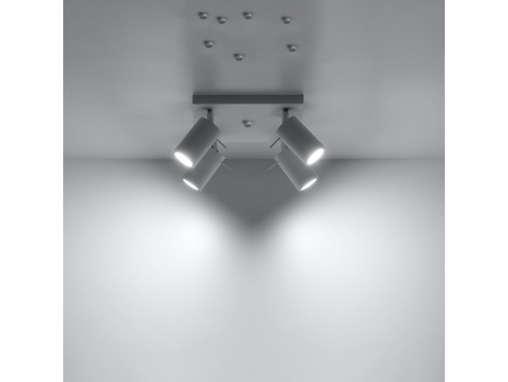 Ring 4 fehér mennyezeti lámpa