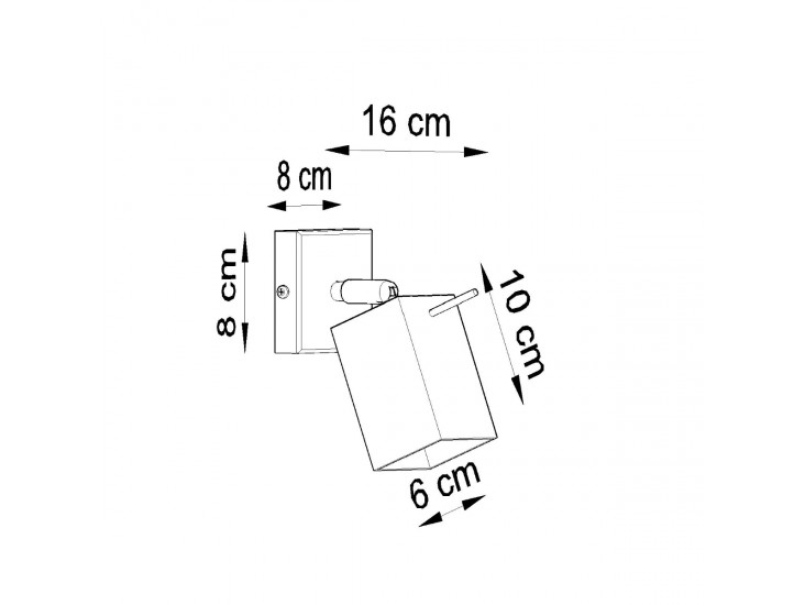 Merida fehér fali lámpa