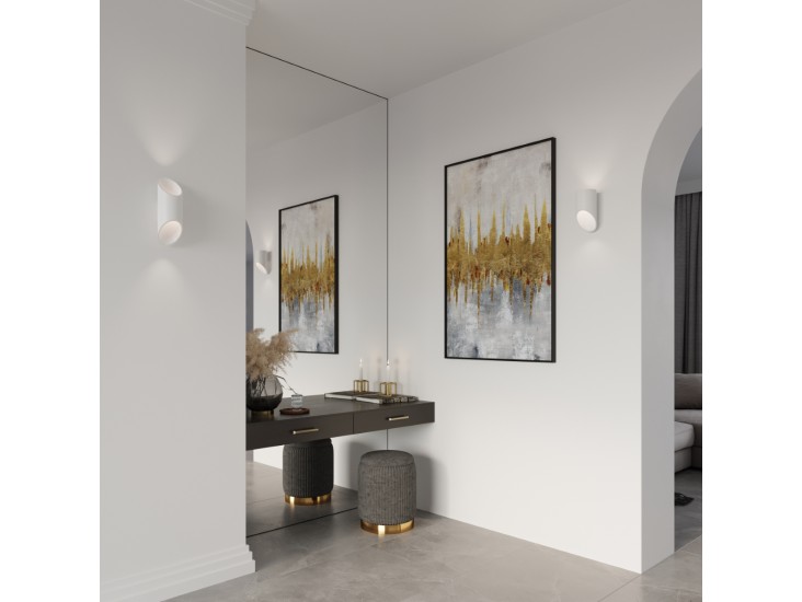 Penne 20 fehér fali lámpa