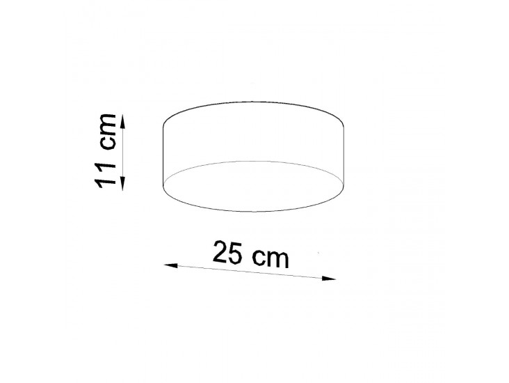 Arena fehér mennyezeti lámpa