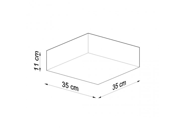 Horus 35 fehér mennyezeti lámpa