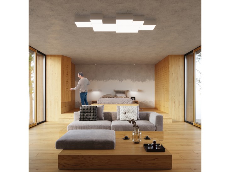 Horus 35 fehér mennyezeti lámpa