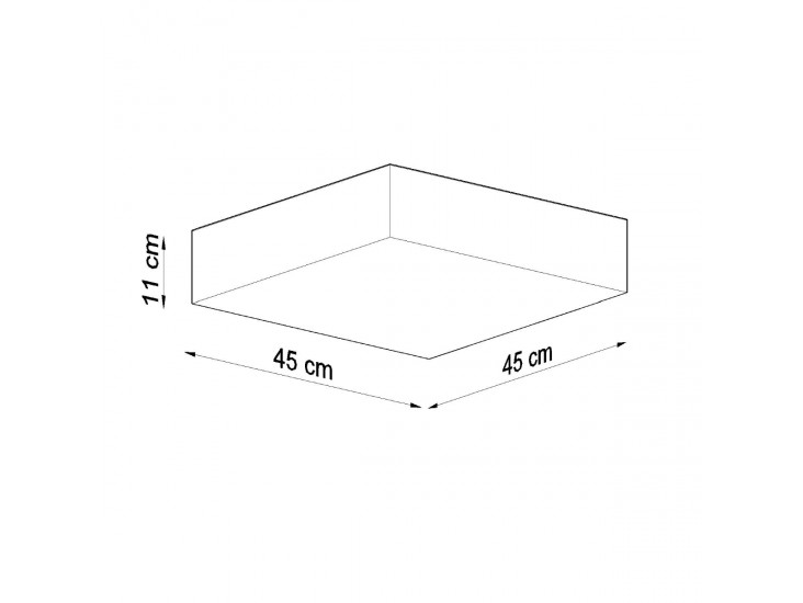 Horus 45 fehér mennyezeti lámpa
