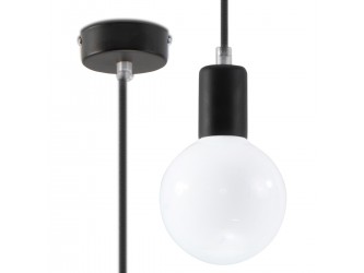 Edison fekete függő lámpa