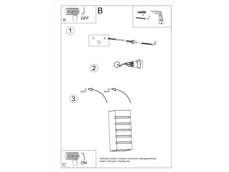 Samir kerámia fali lámpa