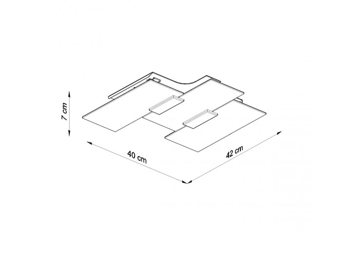 Fabiano mennyezeti lámpa