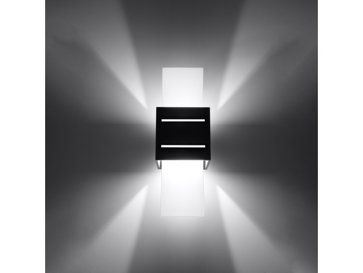 Loreto fekete fali lámpa