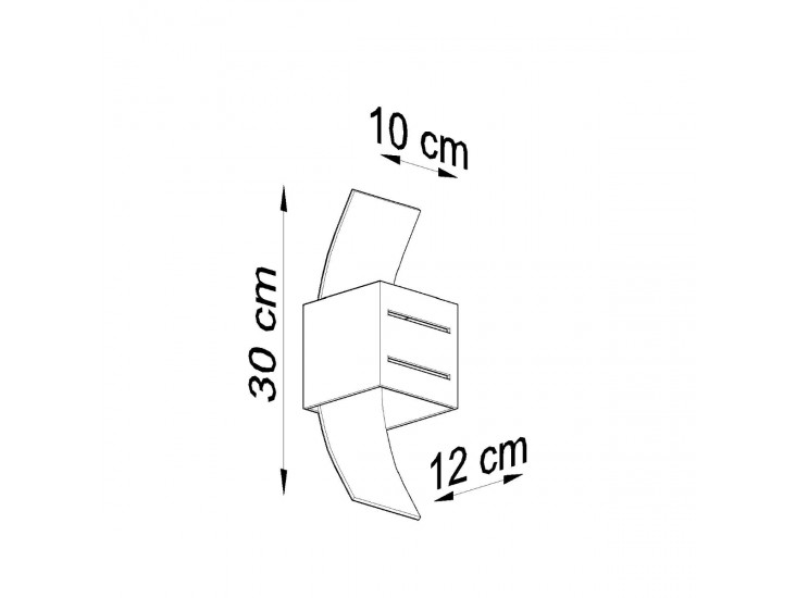 Loreto fehér fali lámpa