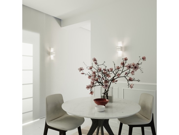 Loreto fehér fali lámpa