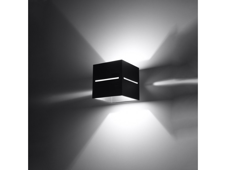 Lobo fekete fali lámpa