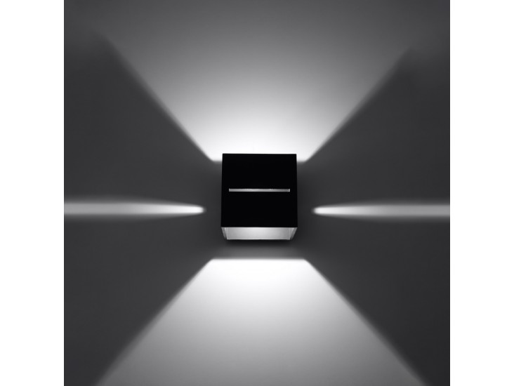 Lobo fekete fali lámpa