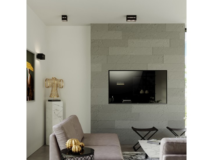 Lobo fekete mennyezeti lámpa