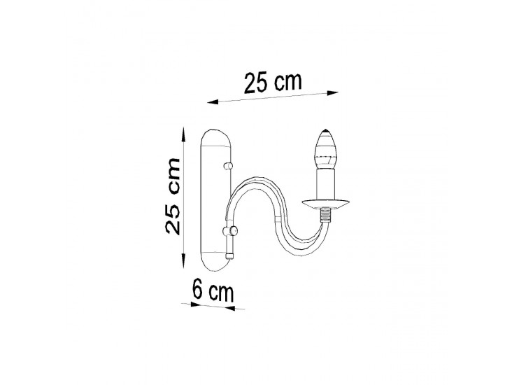 Minerwa fehér fali lámpa