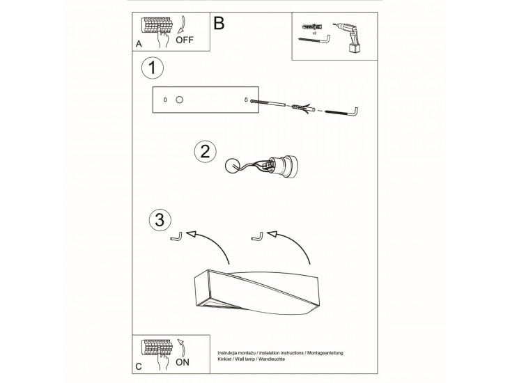 Sigma Mini kerámia fali lámpa