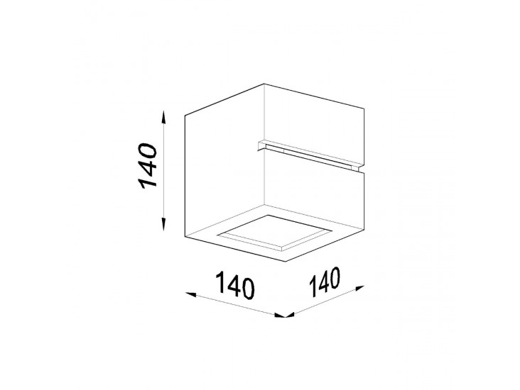 Leo Line kerámia fali lámpa