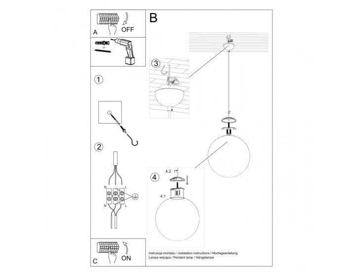 Ugo 40 függőlámpa