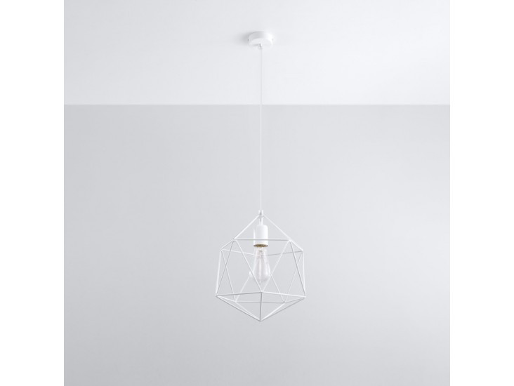 Gaspare fehér függőlámpa