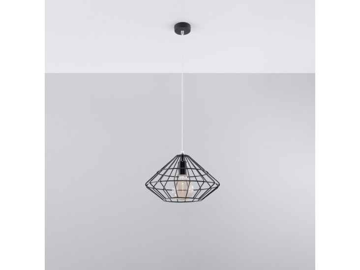 Umberto fekete függőlámpa