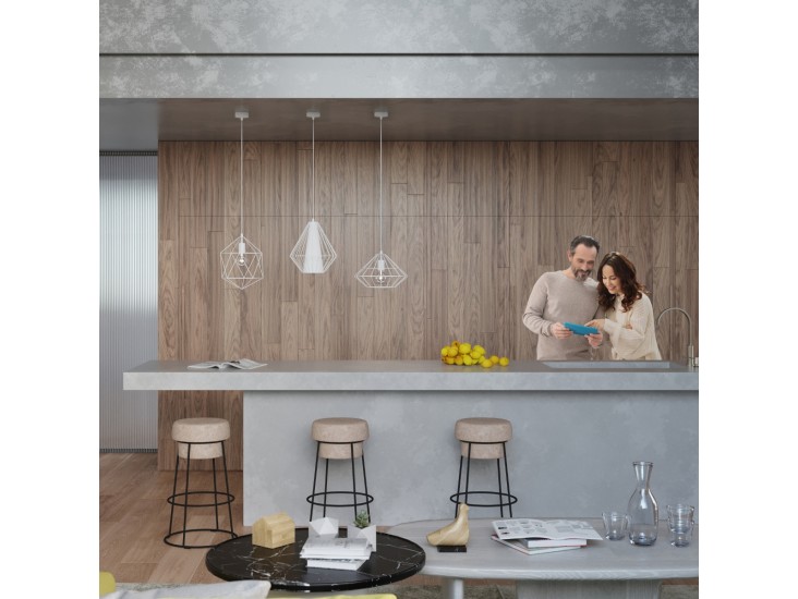 Demi fehér függőlámpa