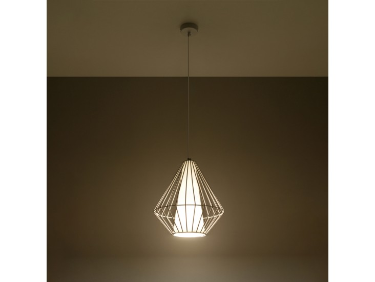 Demi fehér függőlámpa