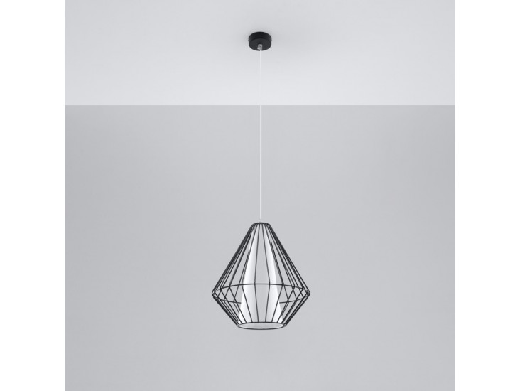 Demi fekete függőlámpa